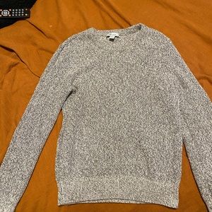 gray sweater